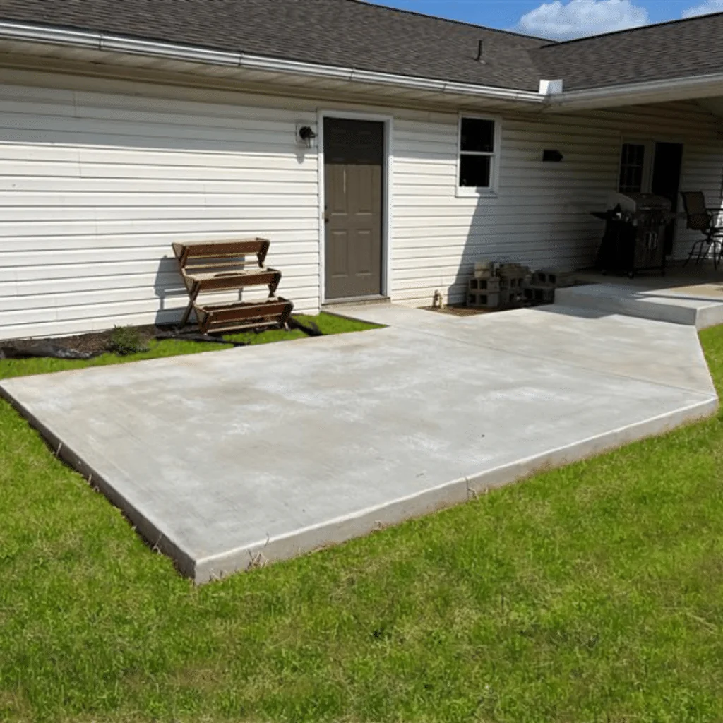 Concrete patio installation Fort Smith Arkansas